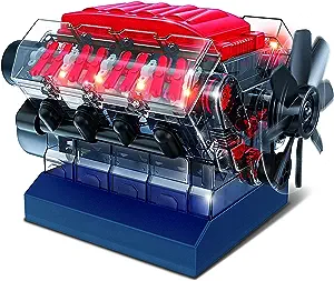 build V8 Combustion Engine Model