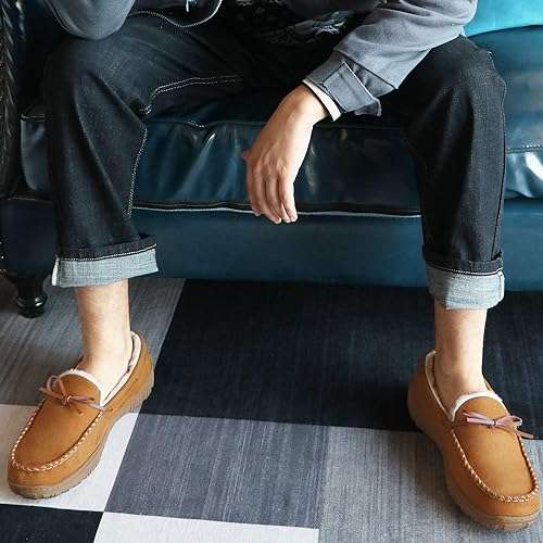 Memory Foam Moccasin Slippers