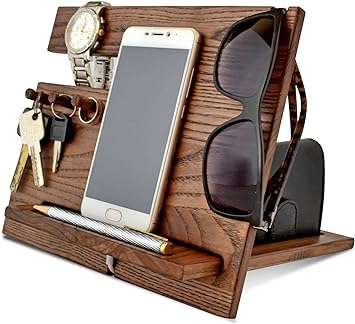 Wood Valet Docking Station