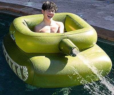 Army Tank Pool Float