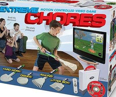 Extreme Chores Video Game Prank Gift Box