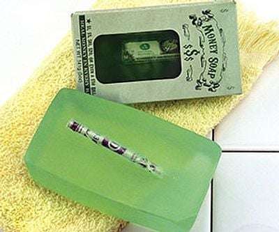 Money Filled Soap Bars