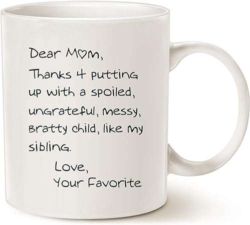 Dear Mom Coffee Mug