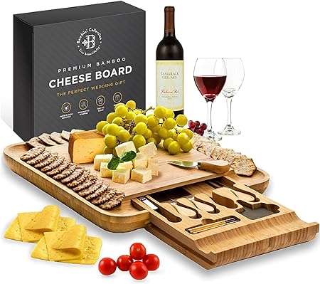 Natural Bamboo Cheese Board