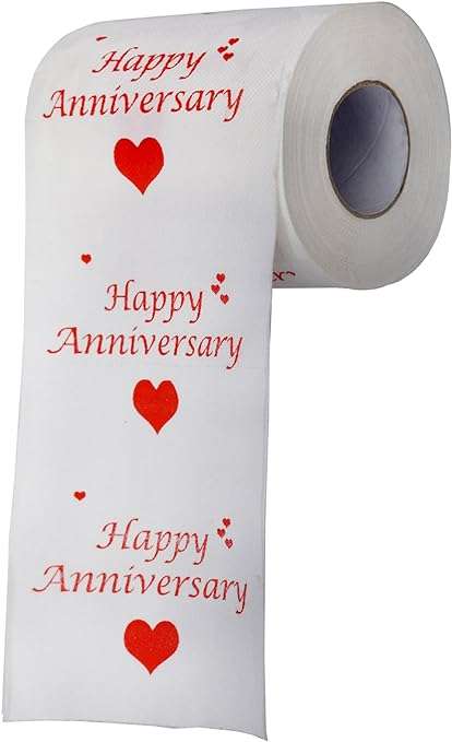 Happy Anniversary Toilet Paper