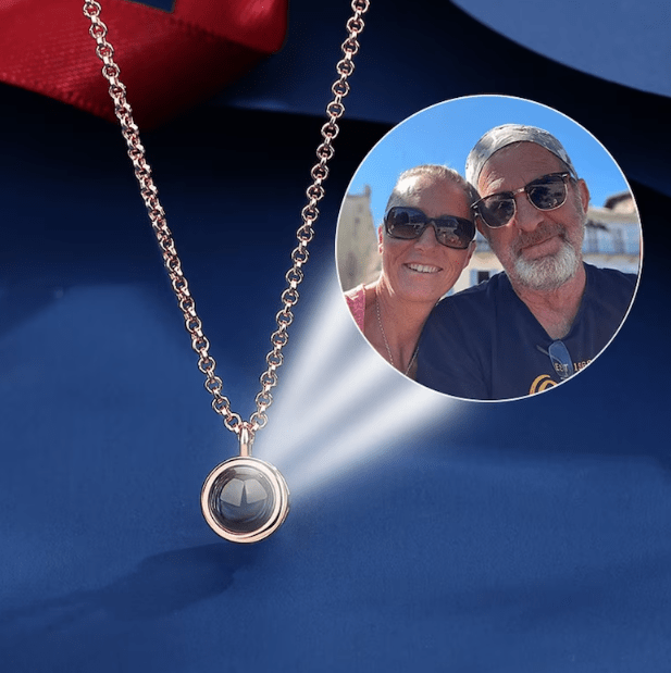 Personalized Photo Projection Necklace