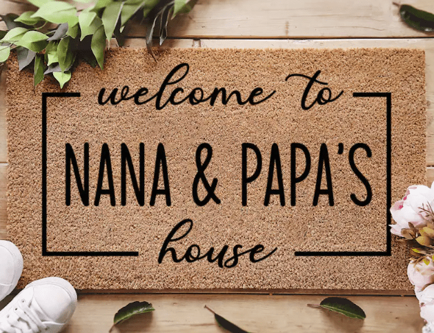 Personalized Grandparent's Welcome Sign