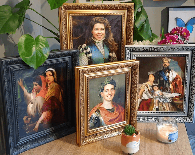 Personalized Historical Portrait Paintings