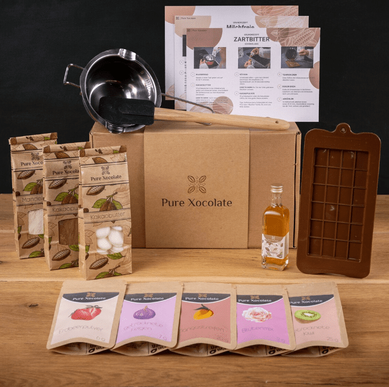 DIY set for making your own chocolate