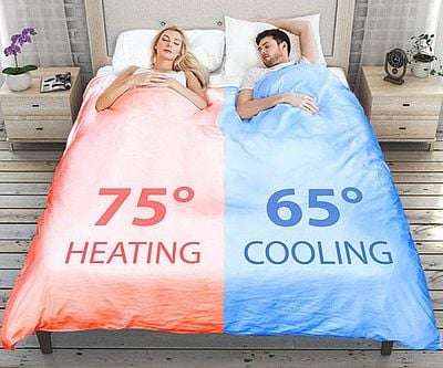 Dual-Zone Climate Smart Duvet