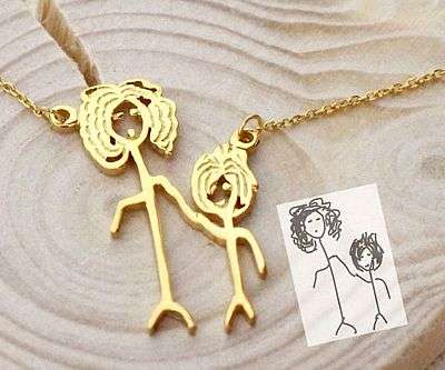 Personalized Children’s Art Necklace