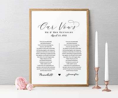 Your Wedding Vows Print